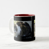 Zwei tonten Kitty-Tasse Zweifarbige Tasse (Vorderseite Links)