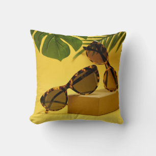 Zwei tortoiseshell-gerahmte Wayfarer-Sunglimpfe Kissen