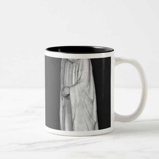 Zwei Trauernde Zweifarbige Tasse (Rechts)