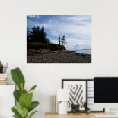 Zwei Treppenstufen Poster (Heimbüro)