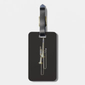 Zwei Trombone Gepäckanhänger (Rückseite vertikal)