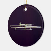 Zwei Trombone Keramik Ornament (Links)