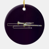 Zwei Trombone Keramik Ornament (Hinten)