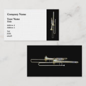 Zwei Trombone Visitenkarte (Vorne/Hinten)