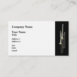 Zwei Trombone Visitenkarte