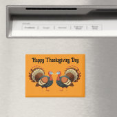 Zwei Truthähne Thanksgiving Magnet (In Situ (Geschirrspüler))