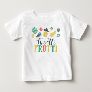 Zwei-tti Fruiti Zweiter Geburtstags-Shirt Baby T-shirt