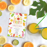 Zwei-tti Fruitti Citrus Eis Pop Zweiten Geburtstag