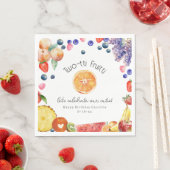 Zwei-tti Fruitti Süsse Fruit Geburtstag Serviette (Beispiel)