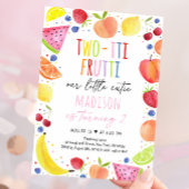 Zwei-tti Frutti Fruit Zweiten Geburtstag Einladung