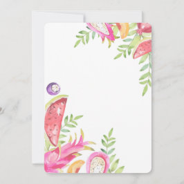 ZWEI-TTI FRUTTI Geburtstag - 2. Geburtstagskarte v Einladung