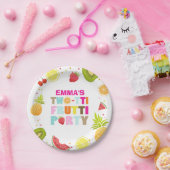 Zwei-tti frutti Geburtstag Papier Teller Tutti fru (Party)