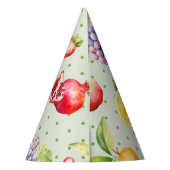 Zwei-tti frutti Mädchen Geburtstagsparty Partyhütchen (Rückseite)