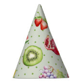 Zwei-tti frutti Mädchen Geburtstagsparty Partyhütchen (Rechts)