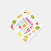 Zwei-tti frutti Papier Napkin Fruit Geburtstag Fru Serviette (Ecke)