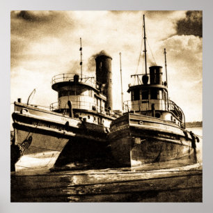 Zwei Tugs Poster