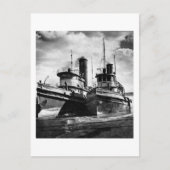 Zwei Tugs Postkarte (Vorderseite)
