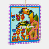 Zwei Tukas Keramikornament (Rechts)