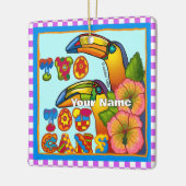 Zwei Tukas Keramikornament (Links)