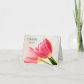 Zwei Tulips Dankeskarte (Vorderseite)