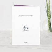 Zwei Tulips Feiertagskarte (Rückseite)