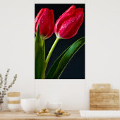 Zwei Tulips Poster (Küche)