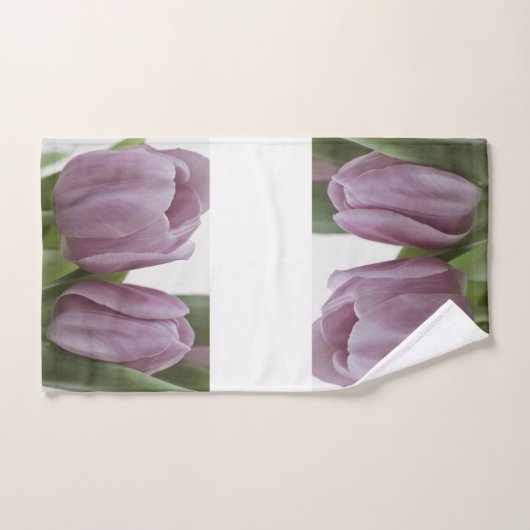 Zwei Tulips zusammen Badhandtuch Set (Handtuch)