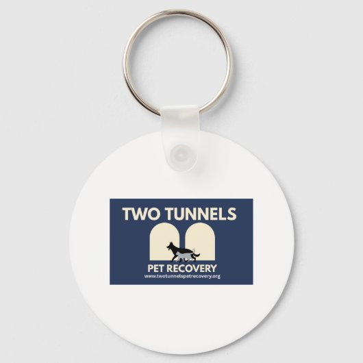 Zwei Tunnel Tote Schlüsselanhänger (Vorderseite)