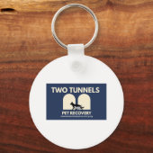 Zwei Tunnel Tote Schlüsselanhänger (Vorderseite)