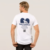 Zwei Tunnel Tri-Blend Shirt (Rückseite voll)