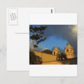 Zwei Türme im Balboa Park Postkarte (Vorne/Hinten)
