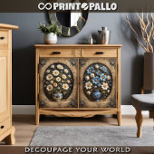 Zwei-Türschränke für Blume Seidenpapier