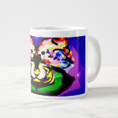 Zwei Turteltauben Frühling Jumbo-Tasse (Vorderseite Rechts)