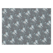 Zwei Turteltauben im Stilstil ausschneiden Tischdecke (Vorderseite (Horizontal))