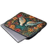 Zwei Turteltauben Laptopschutzhülle (Vorne Knopf)