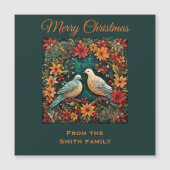 Zwei Turteltauben Magnetkarte (Vorderseite)