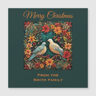 Zwei Turteltauben Magnetkarte