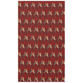 Zwei Turteltauben-Schablone im Retro-Stil 7 Tischdecke