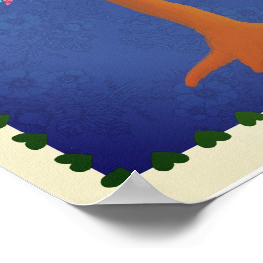 Zwei Turtle Doves 10x14 Poster (Ecke)