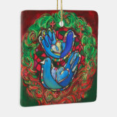 Zwei Turtle Doves Weihnachtsschmuck (Rechts)