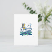 Zwei Turtledoves Postkarte (Stehend Vorderseite)