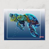 Zwei Turtles Postkarte (Vorderseite)