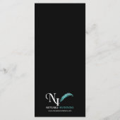 Zwei Tuxedos auf der White Gay Wedding Menu Menükarte (Rückseite)