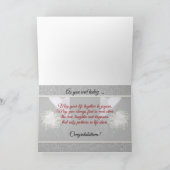 Zwei Tuxedos Gay Wedding Gratulation Karte (Innenseite)