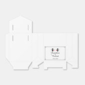 Zwei Tuxedos in der Box "White Gay Gastgeschenk Ho Geschenkschachtel (Ungefaltet)