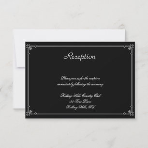 Zwei Tuxedos mit Rote Rose Gay Wedding Empfang Einladung
