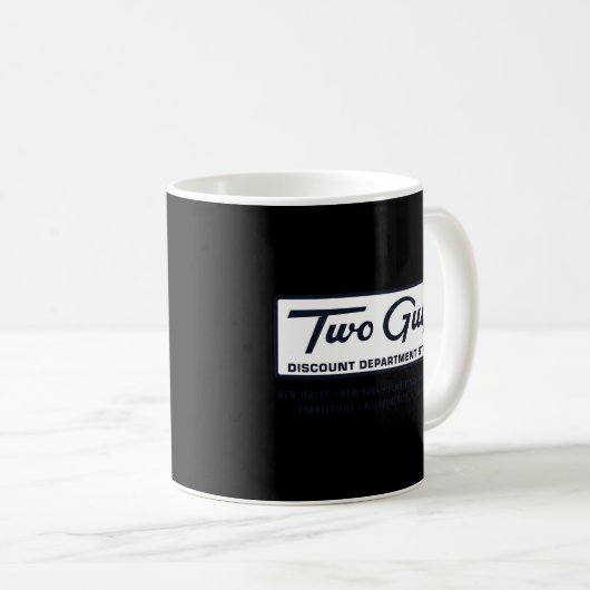 Zwei Typ Discount-Fachgeschäfte Kaffeetasse (VorderseiteRechts)