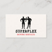 Zwei Typ ungerade Jobs verschieben Visitenkarte (Vorderseite)