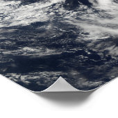 Zwei Typhoon-Systeme nähern sich dem Fernen Osten Poster (Ecke)