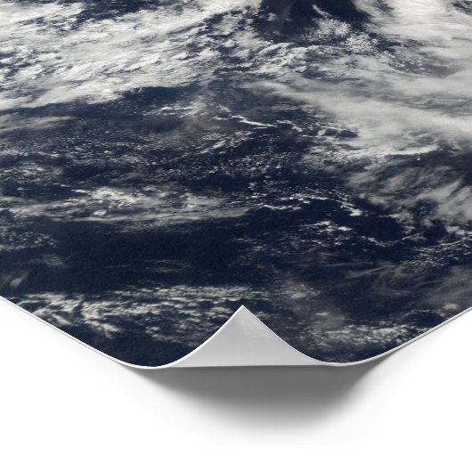 Zwei Typhoon-Systeme nähern sich dem Fernen Osten Poster (Ecke)